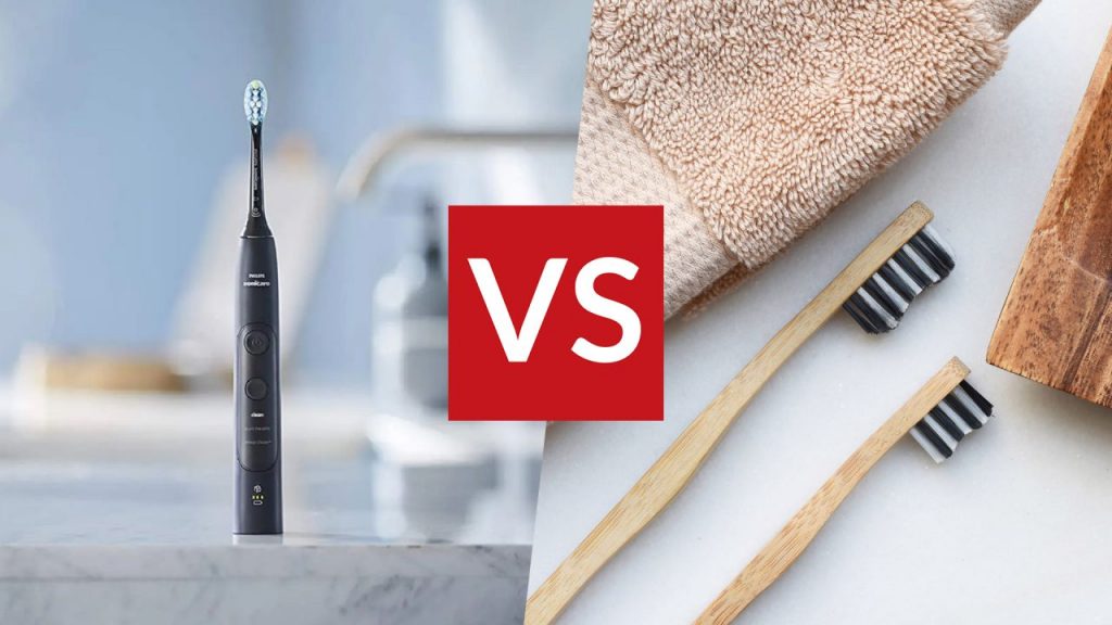 Cepillo de dientes eléctrico vs cepillo manual