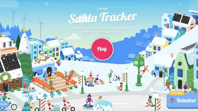 Google Santa Tracker.