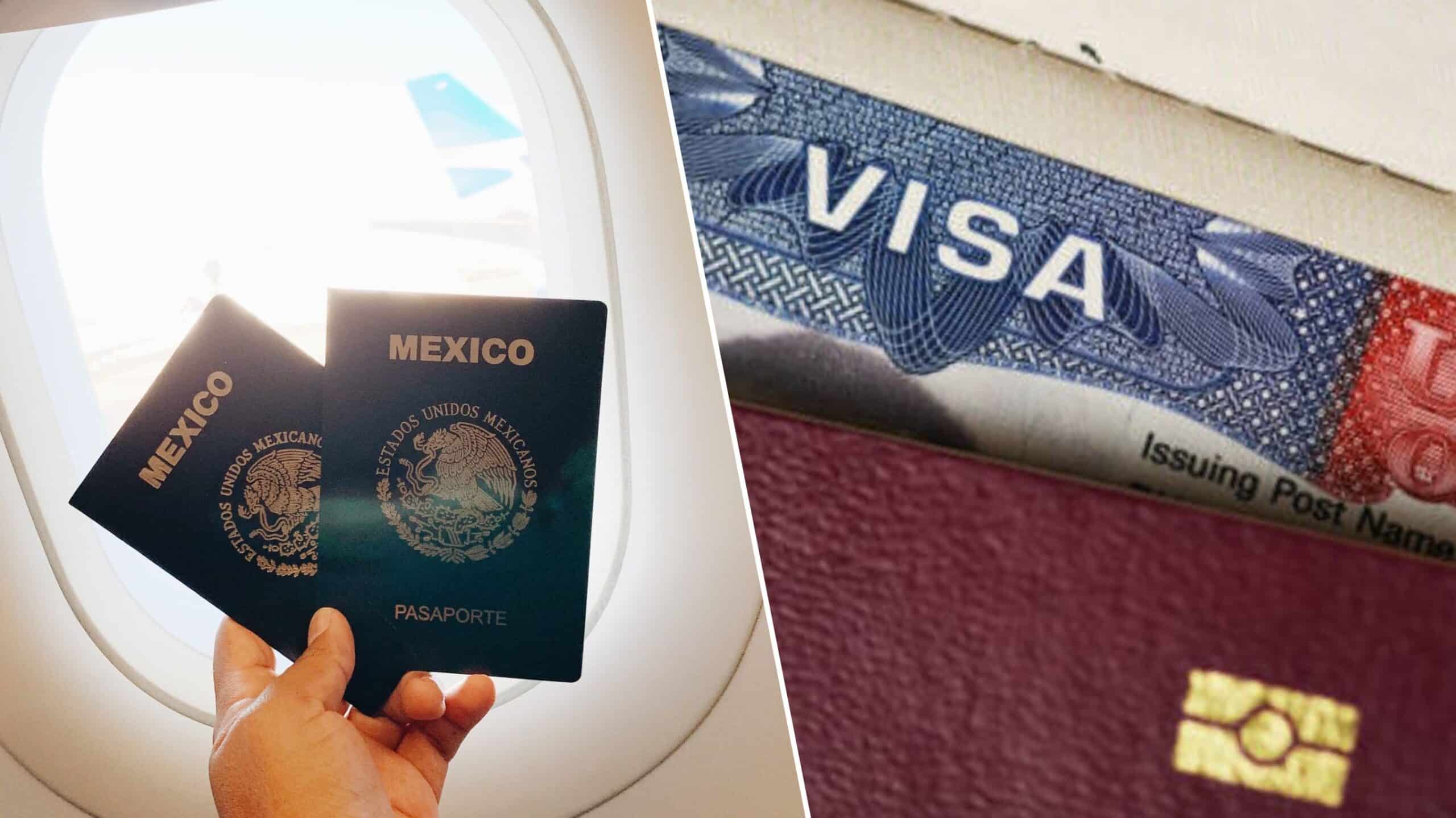 pasaporte mexicano y la visa americana