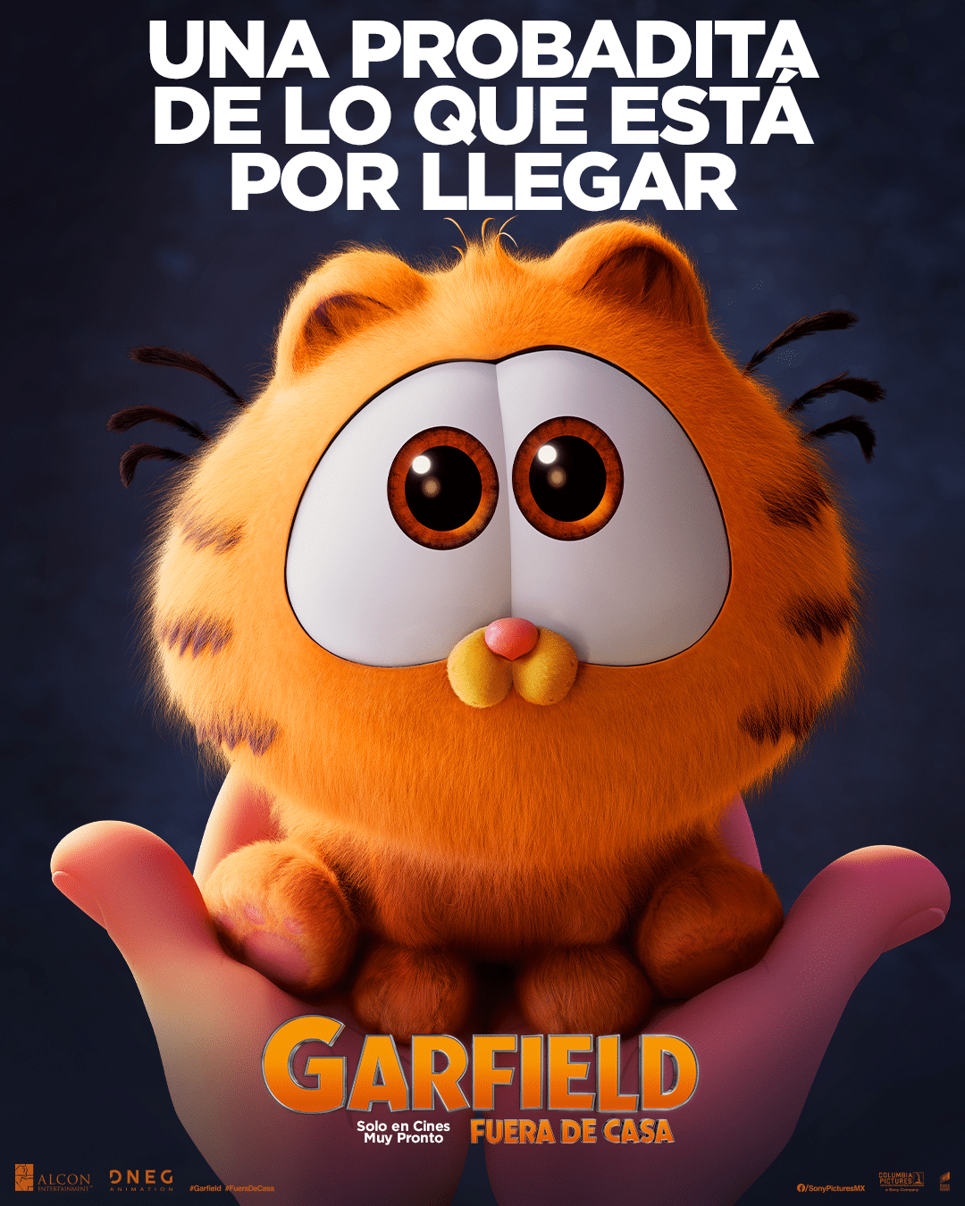 ¡Ya tenemos póster oficial de "Garfield Fuera de Casa", la próxima