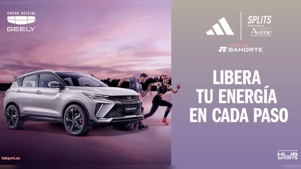 Geely México, patrocinador oficial de los Adidas Splits 2024