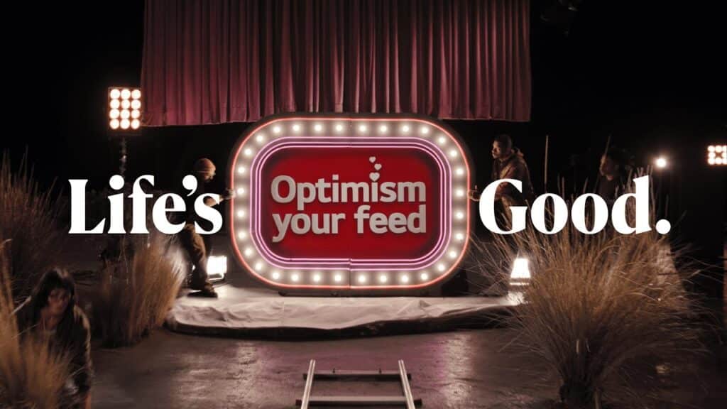 LG Optimism your feed