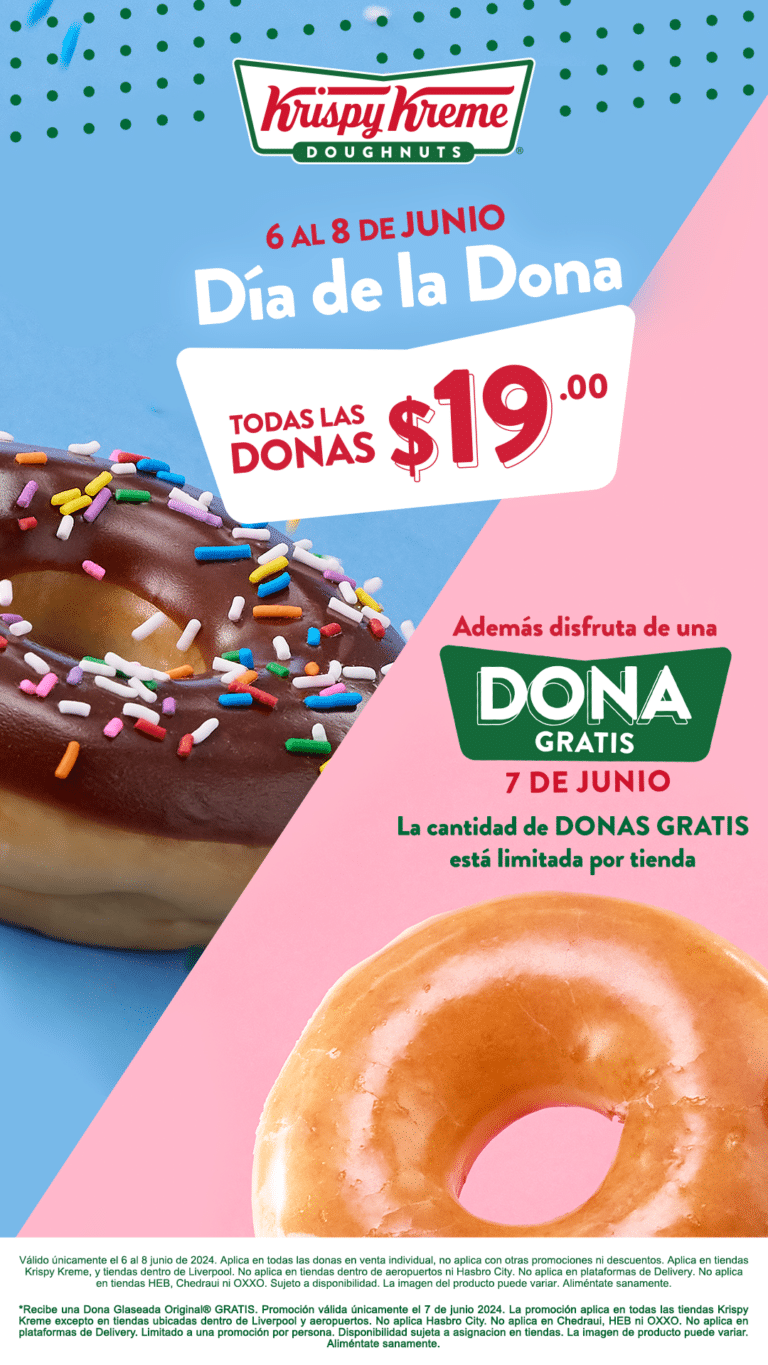 Celebra El Día De La Dona Con Krispy Kreme ¡donas Gratis Y Más