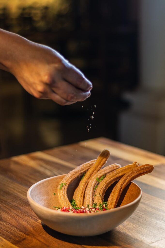 Churros en Nogada