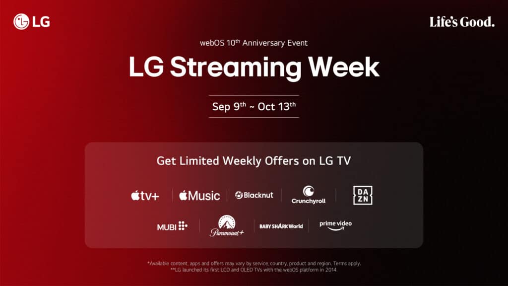 LG Streaming Week