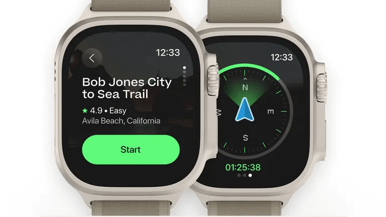 AllTrails para Apple Watch