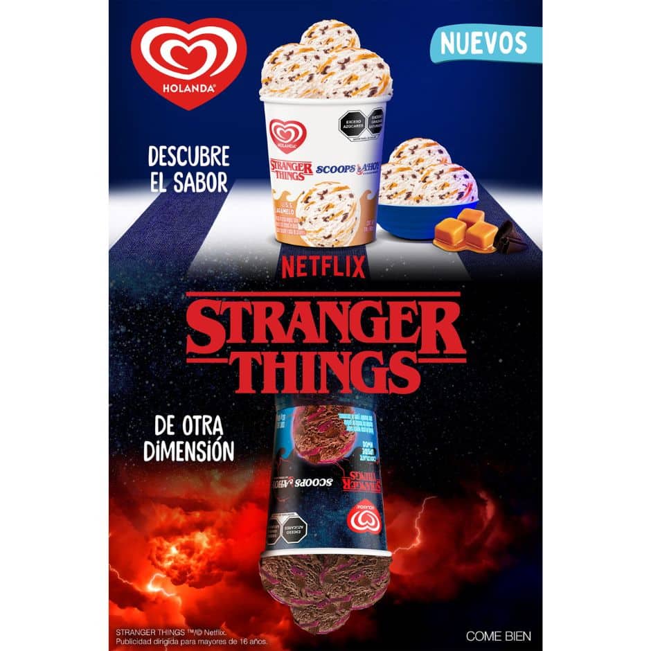 Helados Holanda Stranger Things