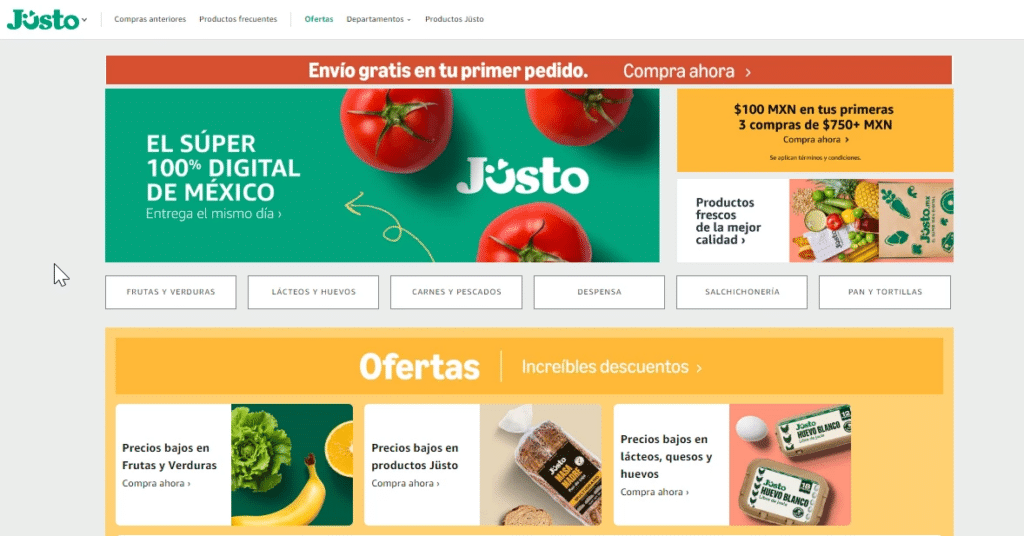 Jüsto y Amazon México