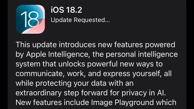 iOS 18.2 Apple Intelligence