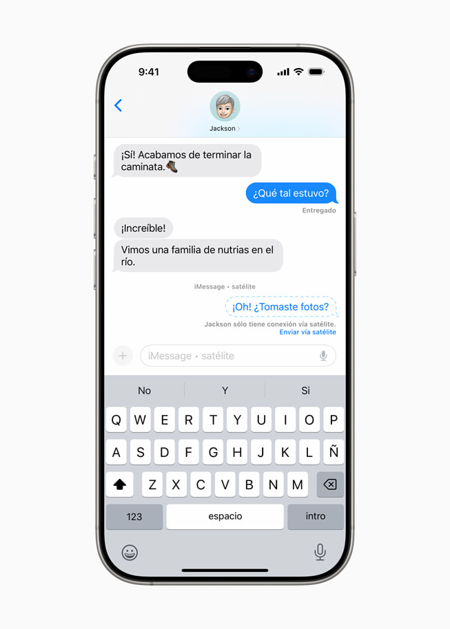 IPhone ubicación vía satélite