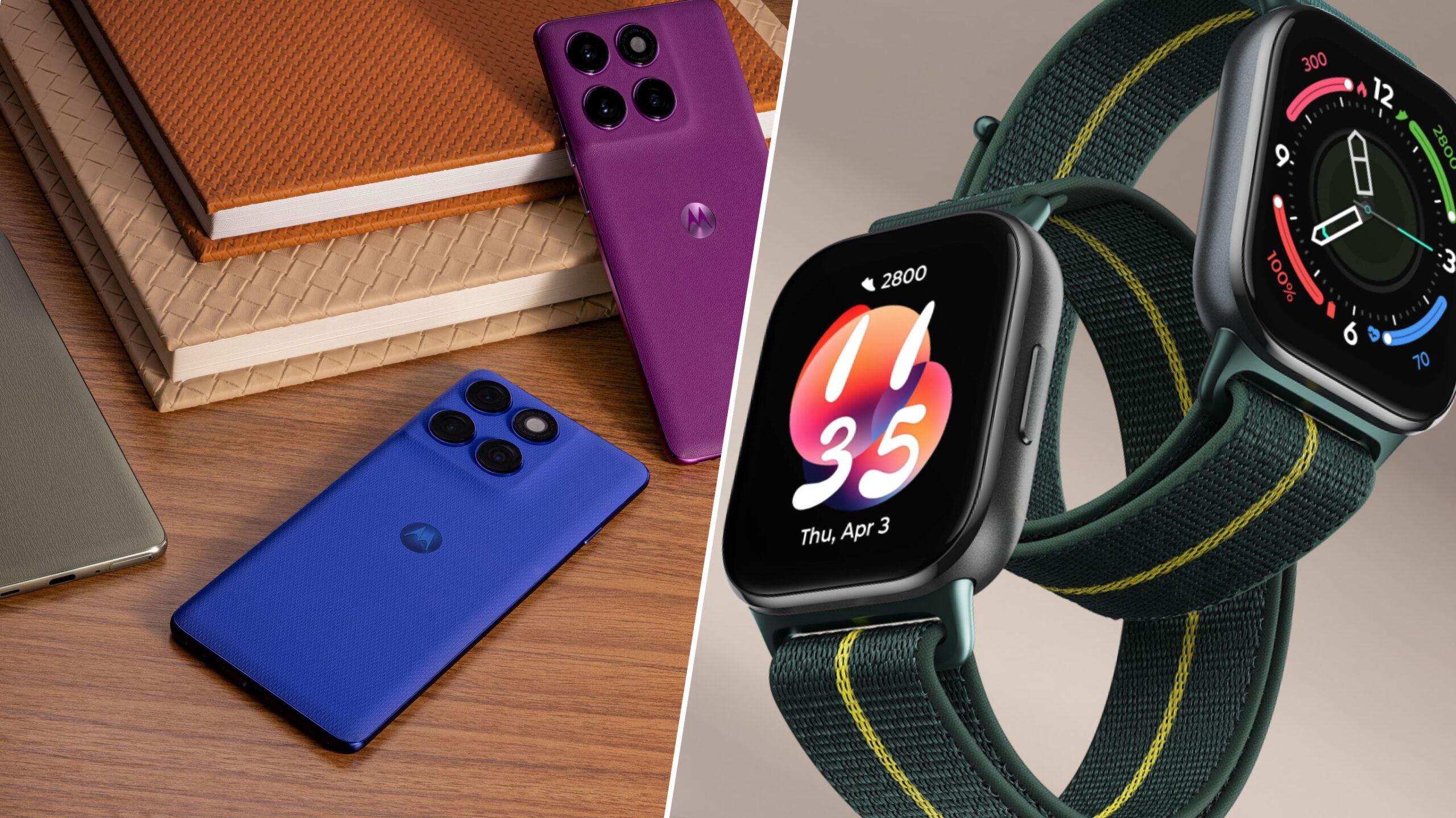 Motorola edge 60 pro y moto watch fit