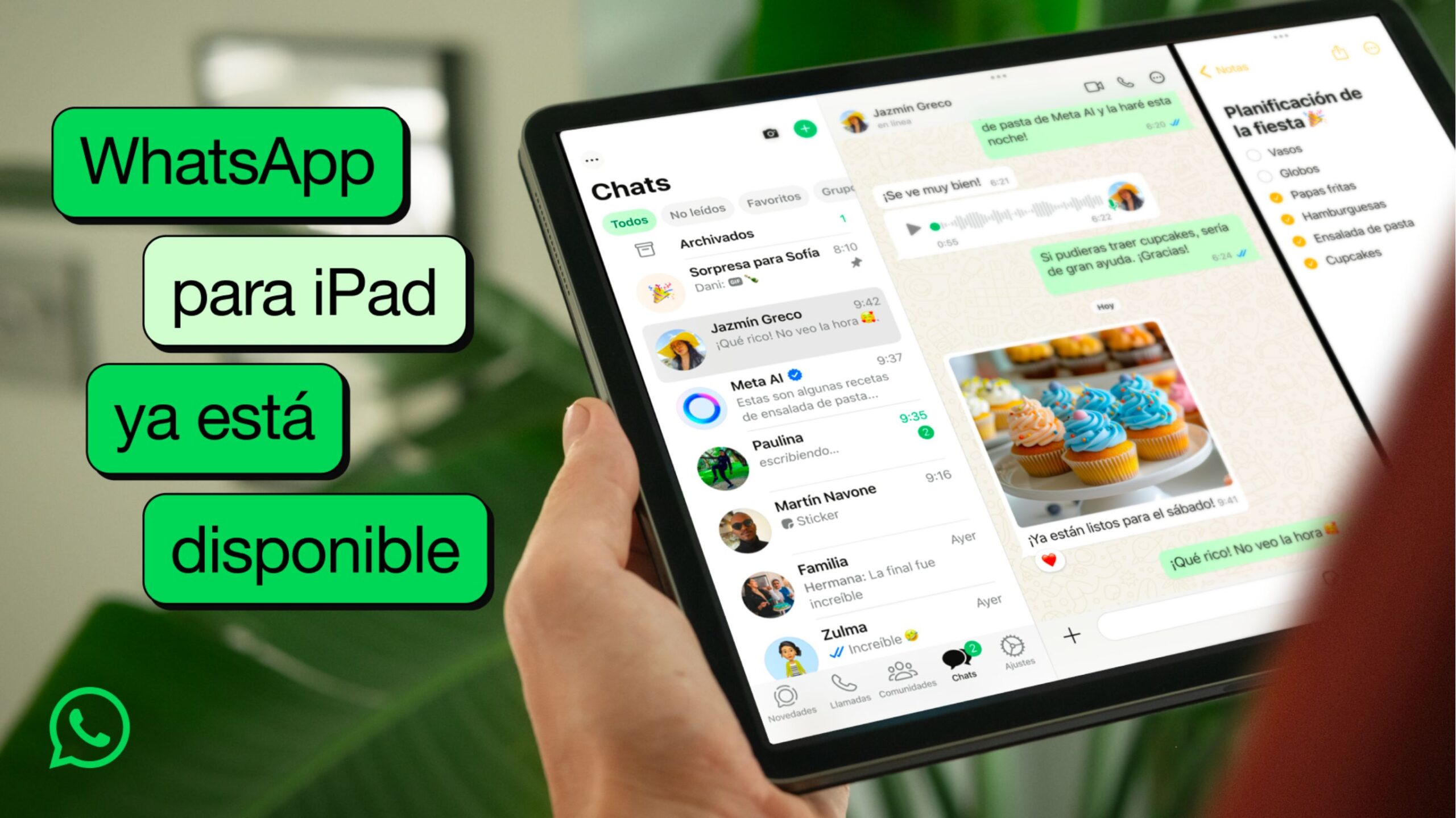 WhatsApp para iPad