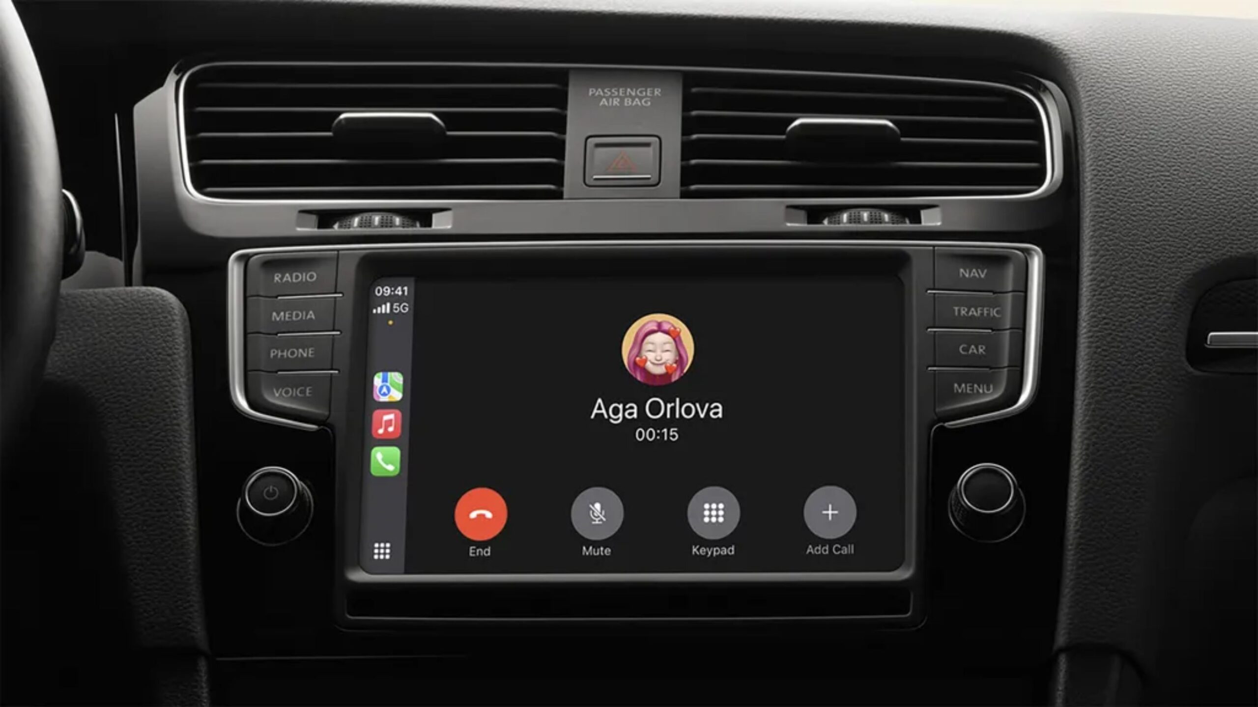 Apple CarPlay llamadas telefónicas