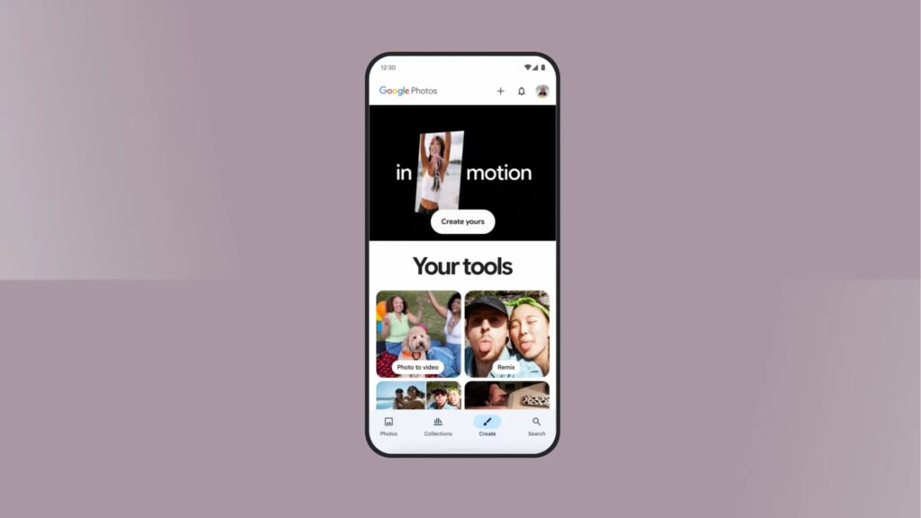 La actualización de Google Fotos te ofrece un espacio para ser creativo