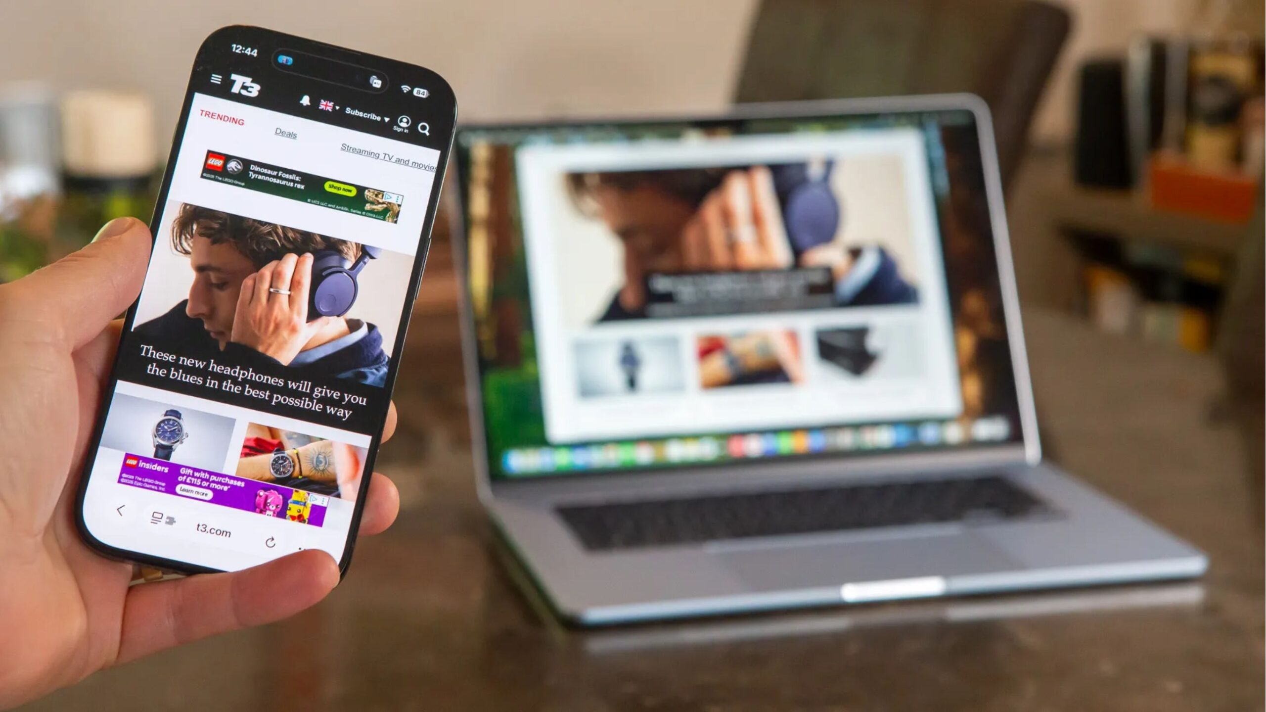 iPhone | laptop