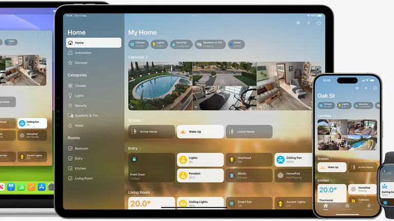 panel de control para el hogar inteligente