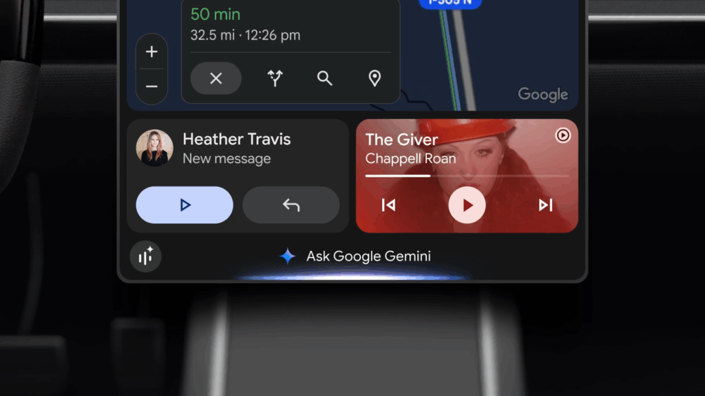 Gemini para Android Auto