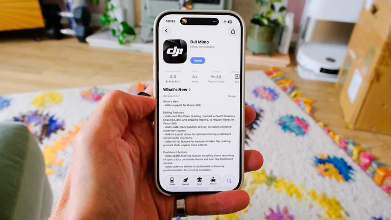 DJI Osmo 360 actualización