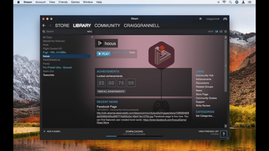 Mac dejará de ser compatible con Steam 