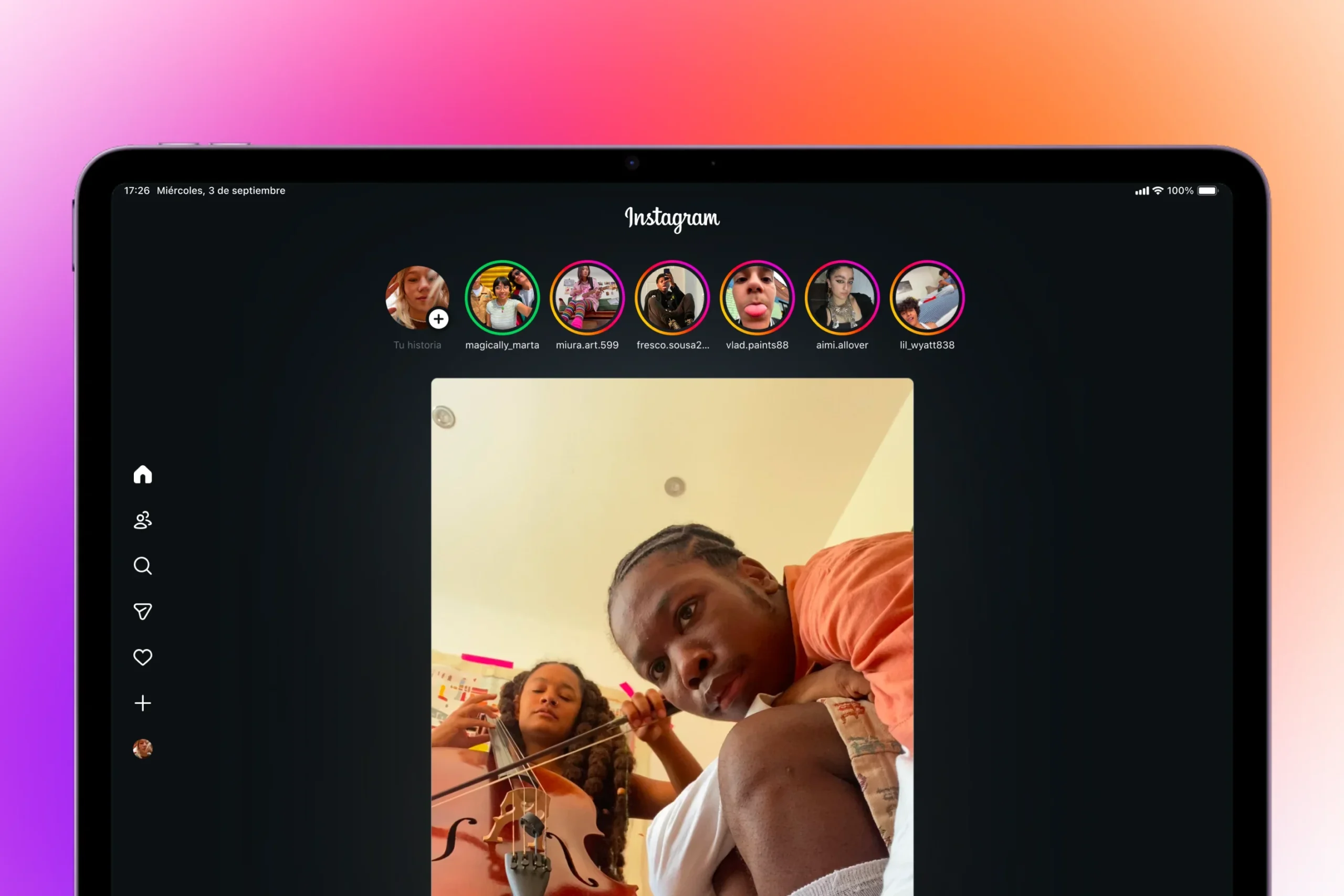 Instagram para iPad