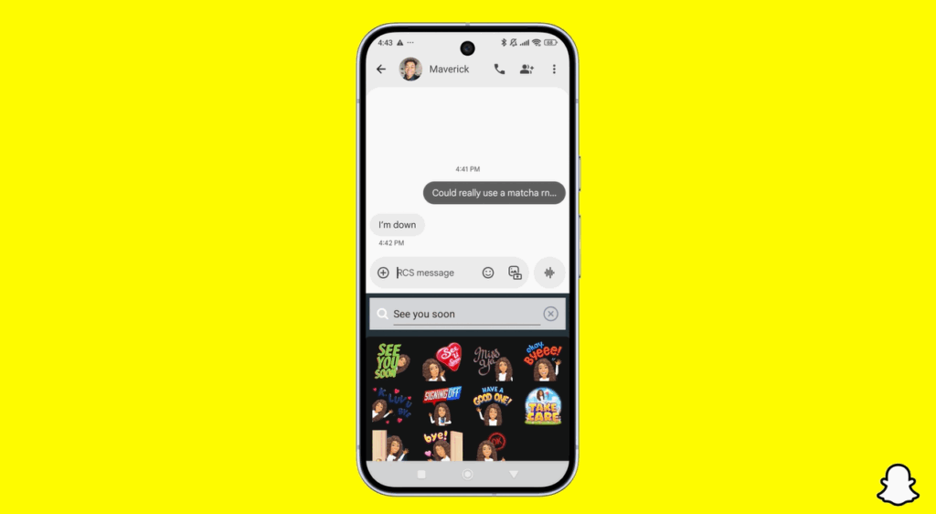 Snapchat stickers