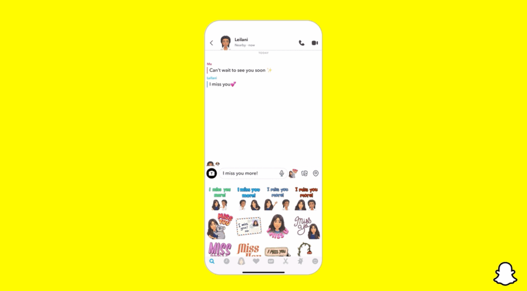 Snapchat stickers