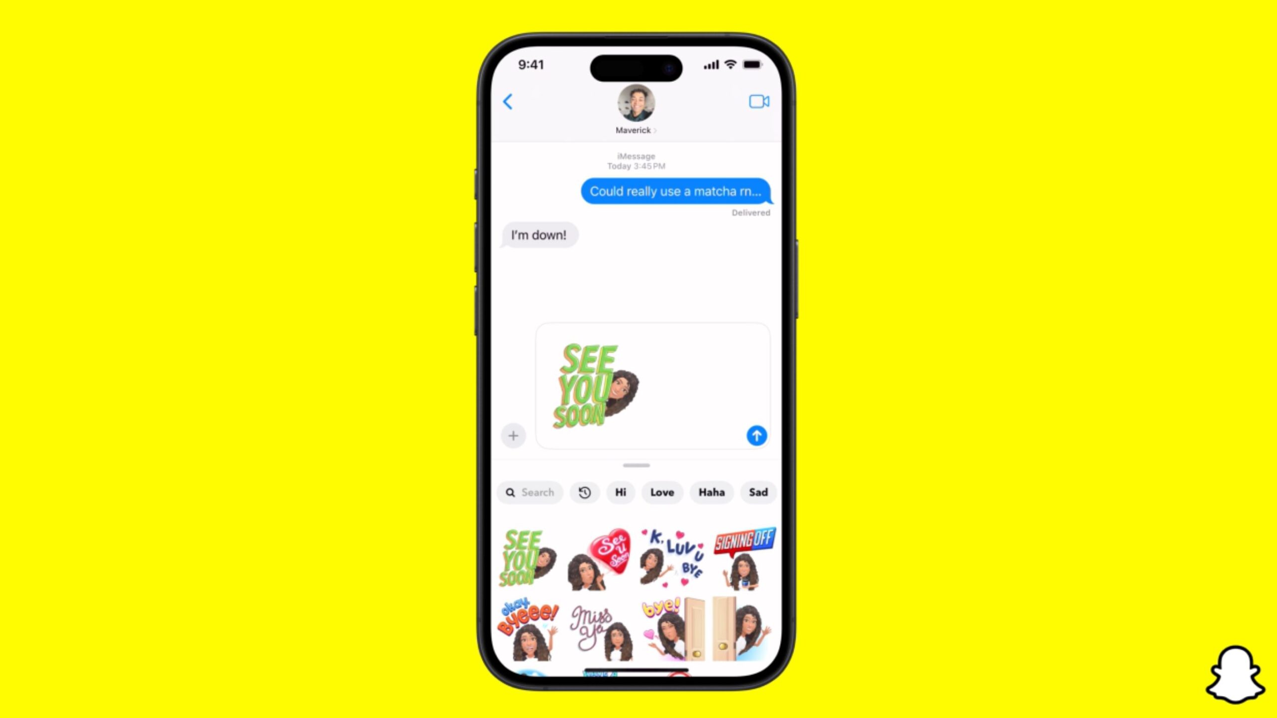 Snapchat stickers