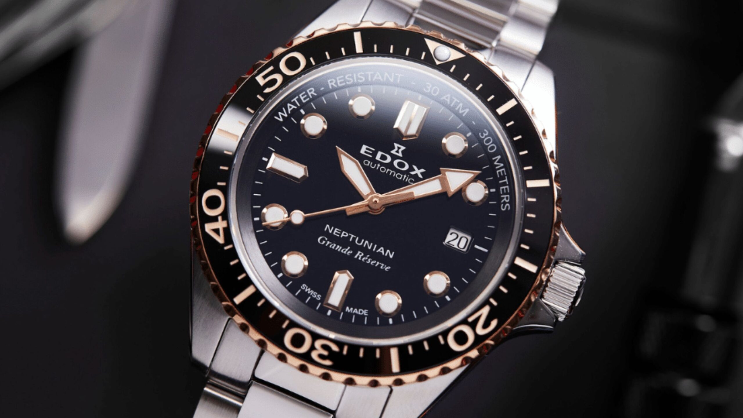 Edox Neptunian Grande Réserve Date Automatic