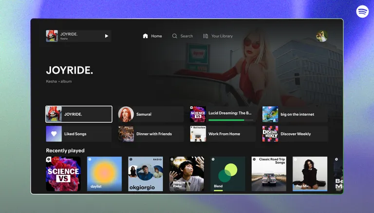 Spotify en Apple TV