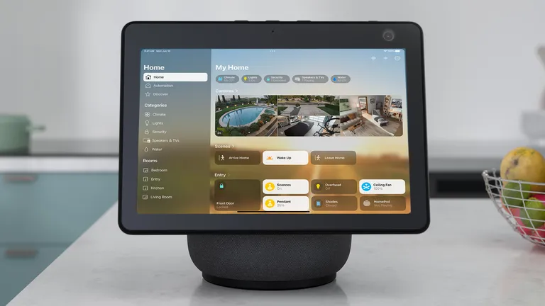 panel de control para hogar inteligente de Apple