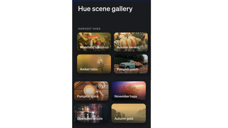 Philips Hue iluminación para el otoño