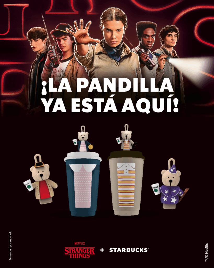 Starbucks y Stranger Things
