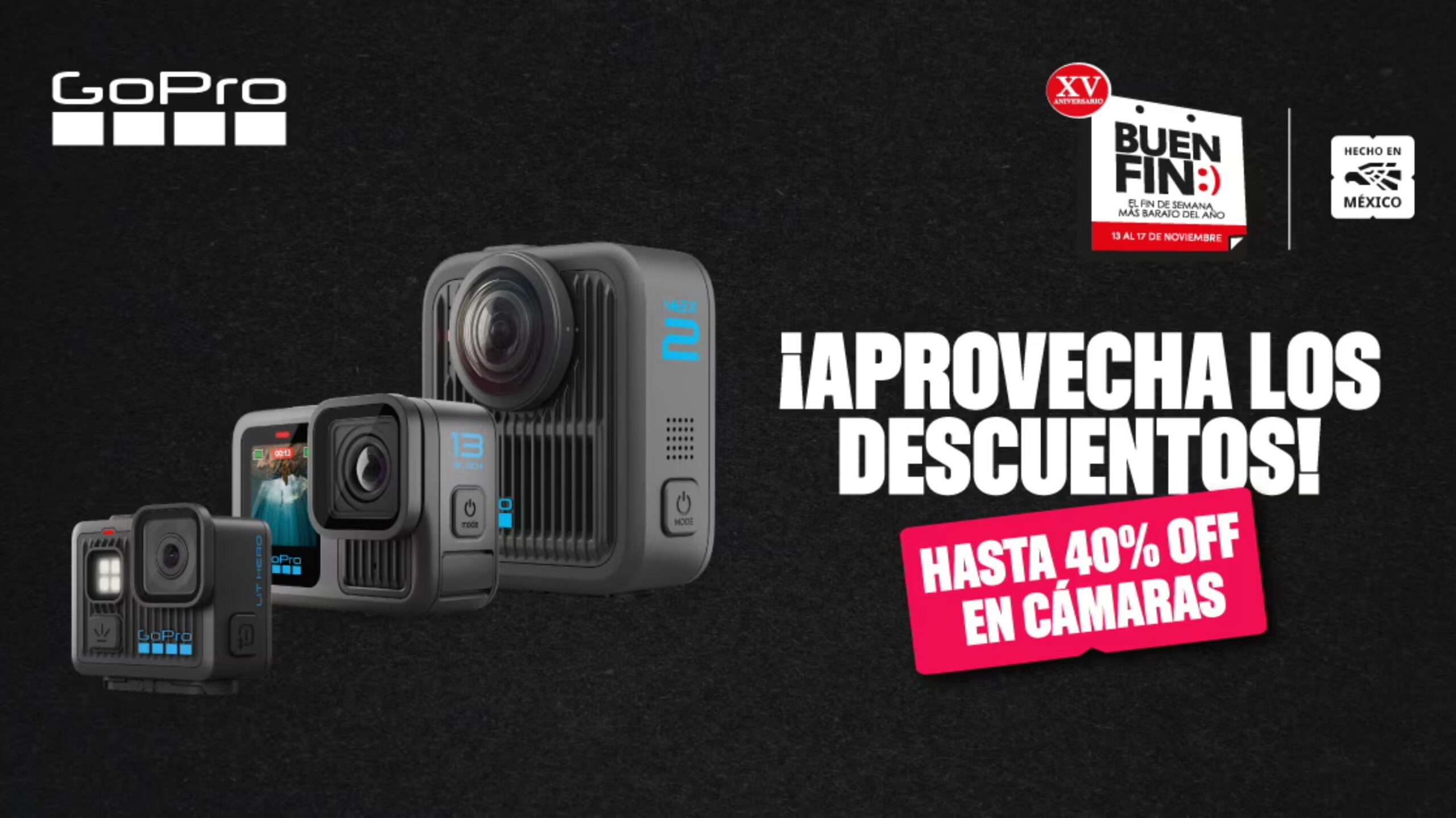 Buen Fin 2025 descuentos GoPro