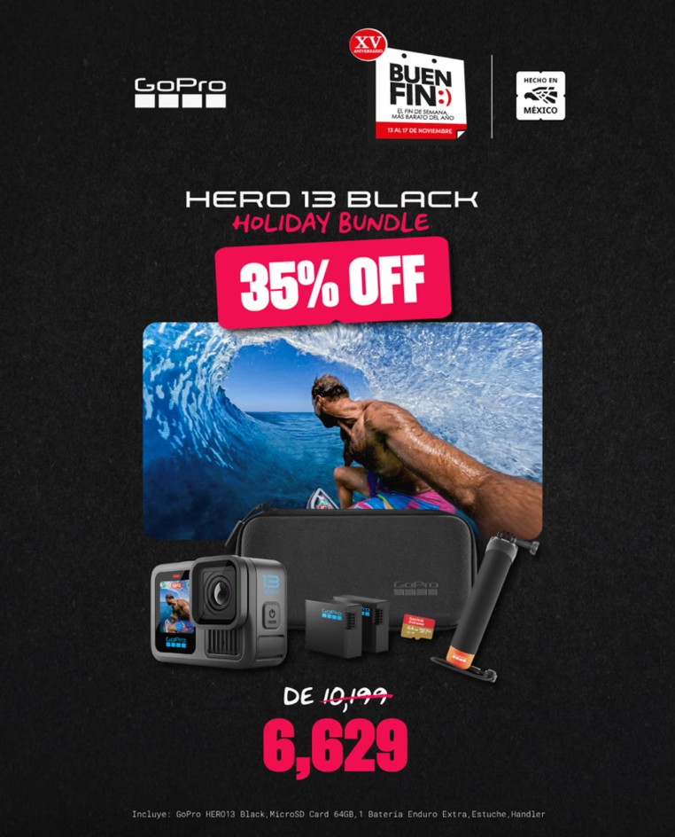 Buen Fin 2025 descuentos GoPro