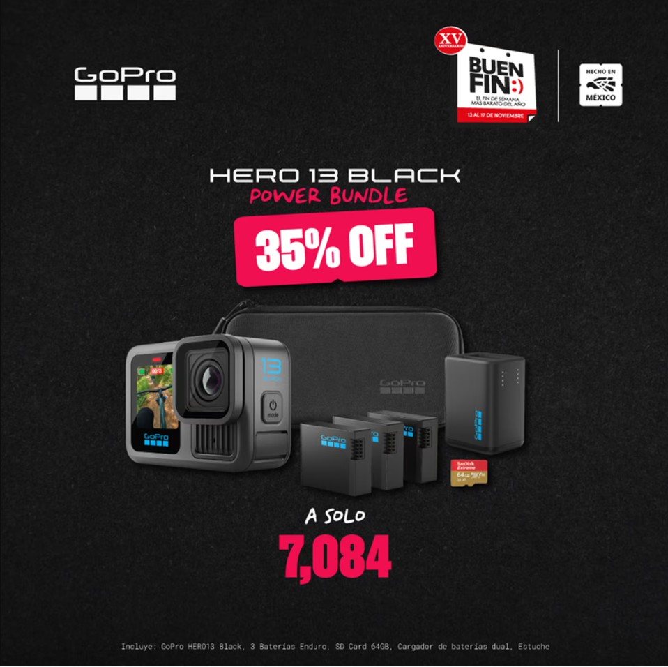 Buen Fin 2025 descuentos GoPro
