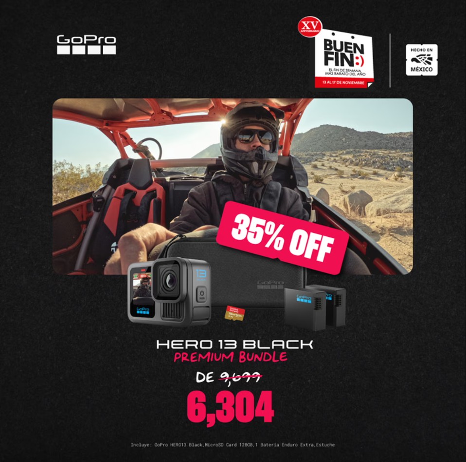 Buen Fin 2025 descuentos GoPro