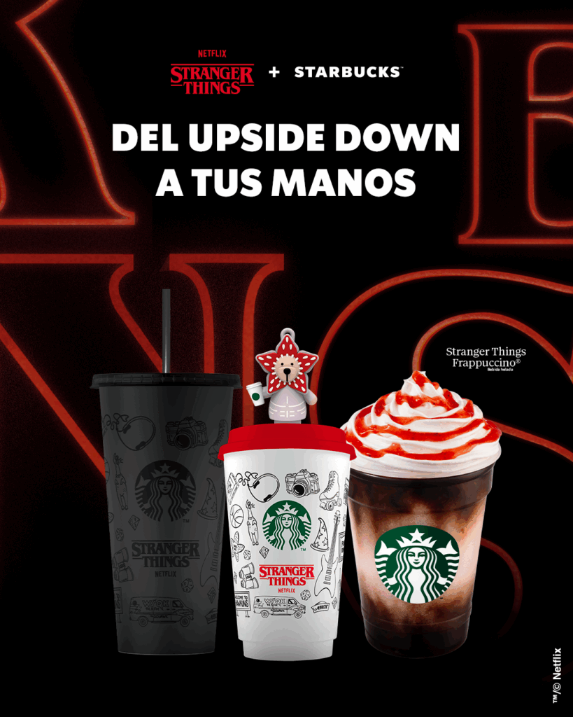Starbucks y Stranger Things