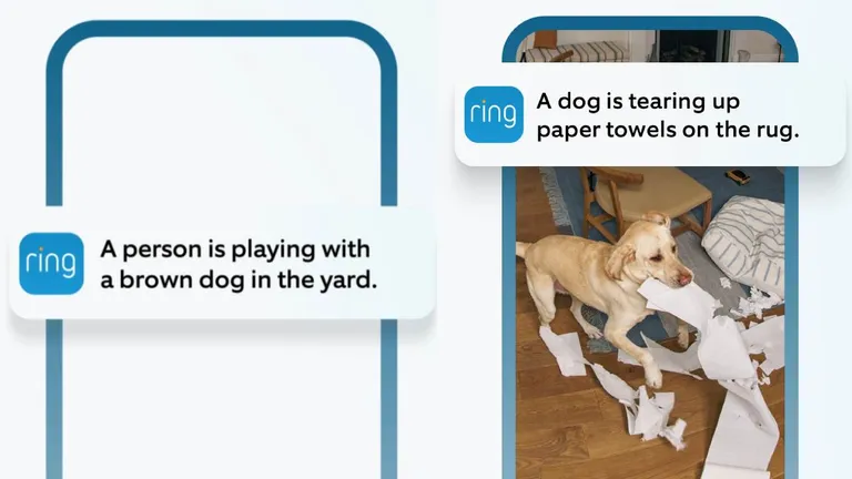 alerta de evento único con IA de Ring