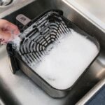 limpiar una freidora de aire