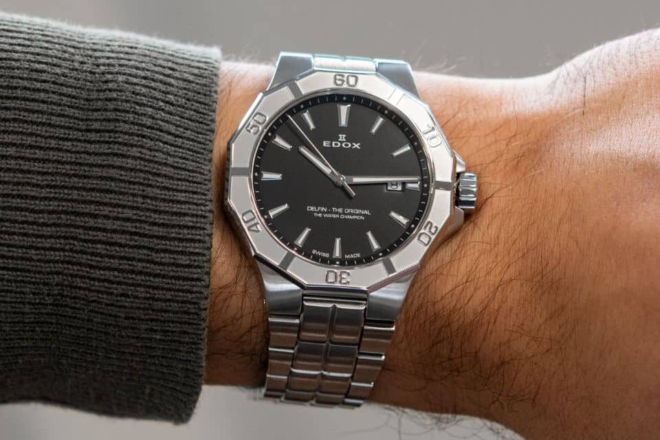 Edox Delfin Date (53021-3GM-GIN)