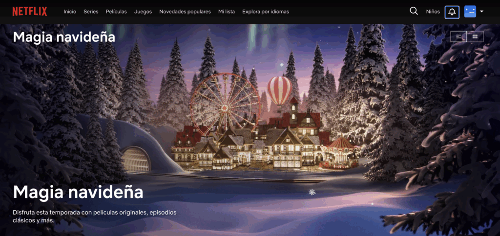 Netflix chimeneas virtuales