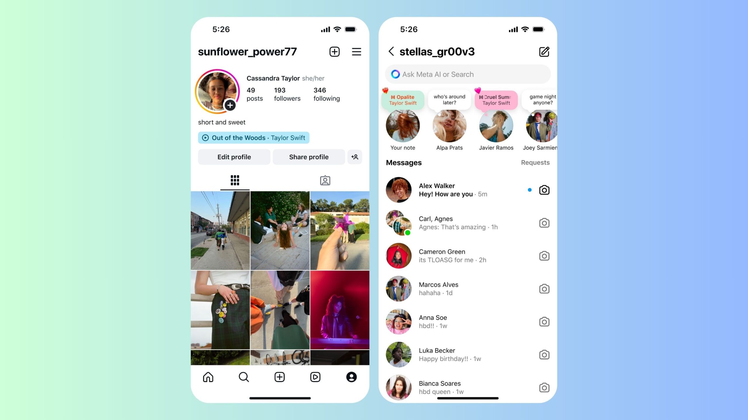 Instagram lanza Easter Eggs de Taylor Swift