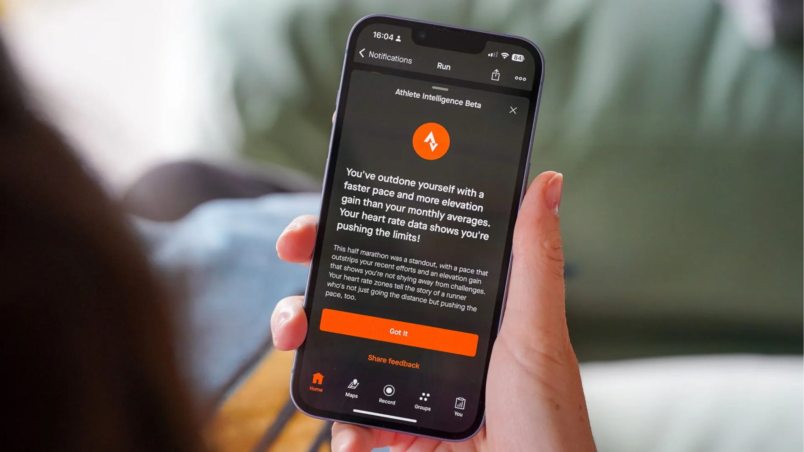Strava aplicación de fitness