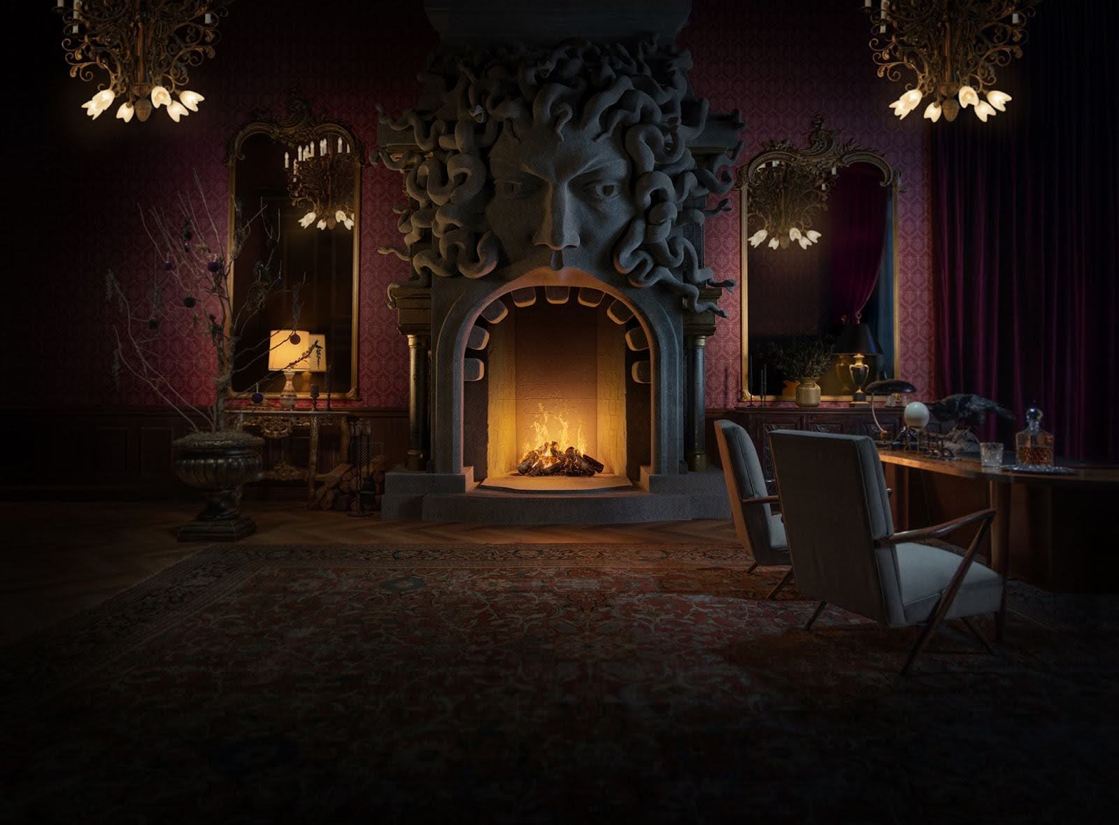 Netflix chimeneas virtuales