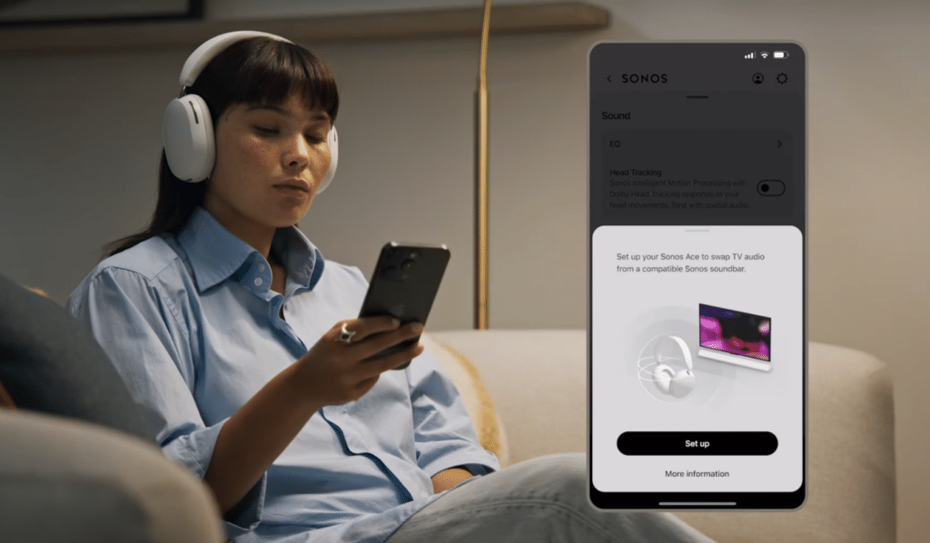 Sonos función de intercambio de sonido (TV Audio Swap)
