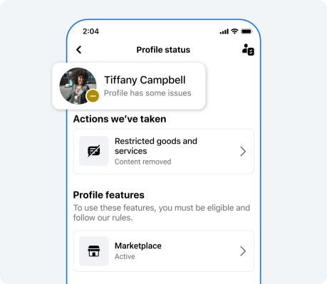 Meta soporte en Facebook e Instagram
