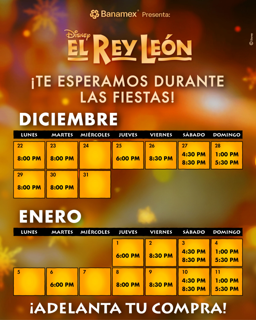 musical "El Rey León"