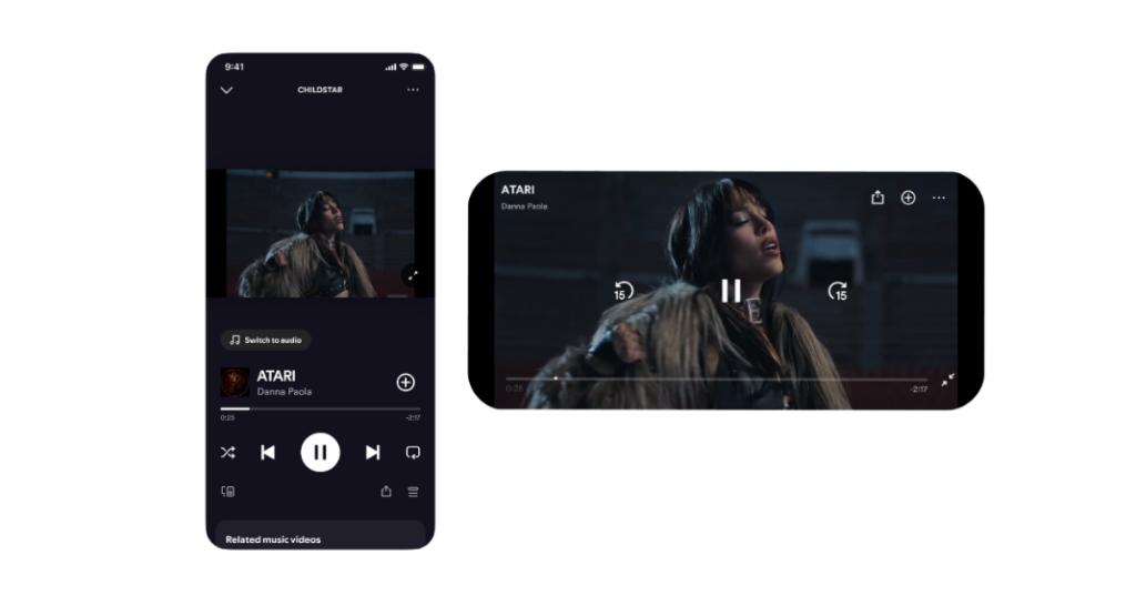 Spotify videos musicales