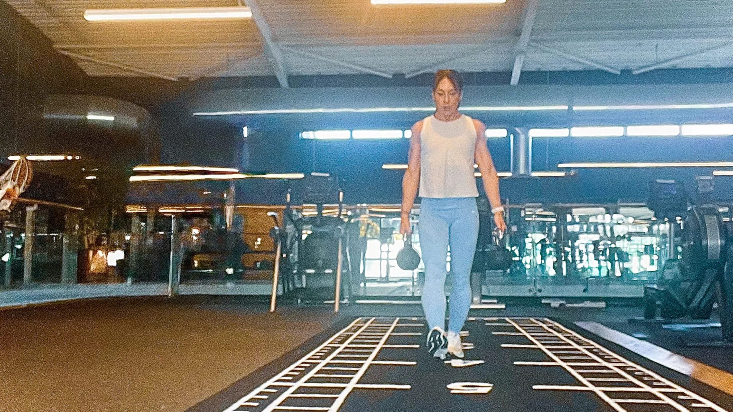 David Beckham ejercicio caminata del granjero