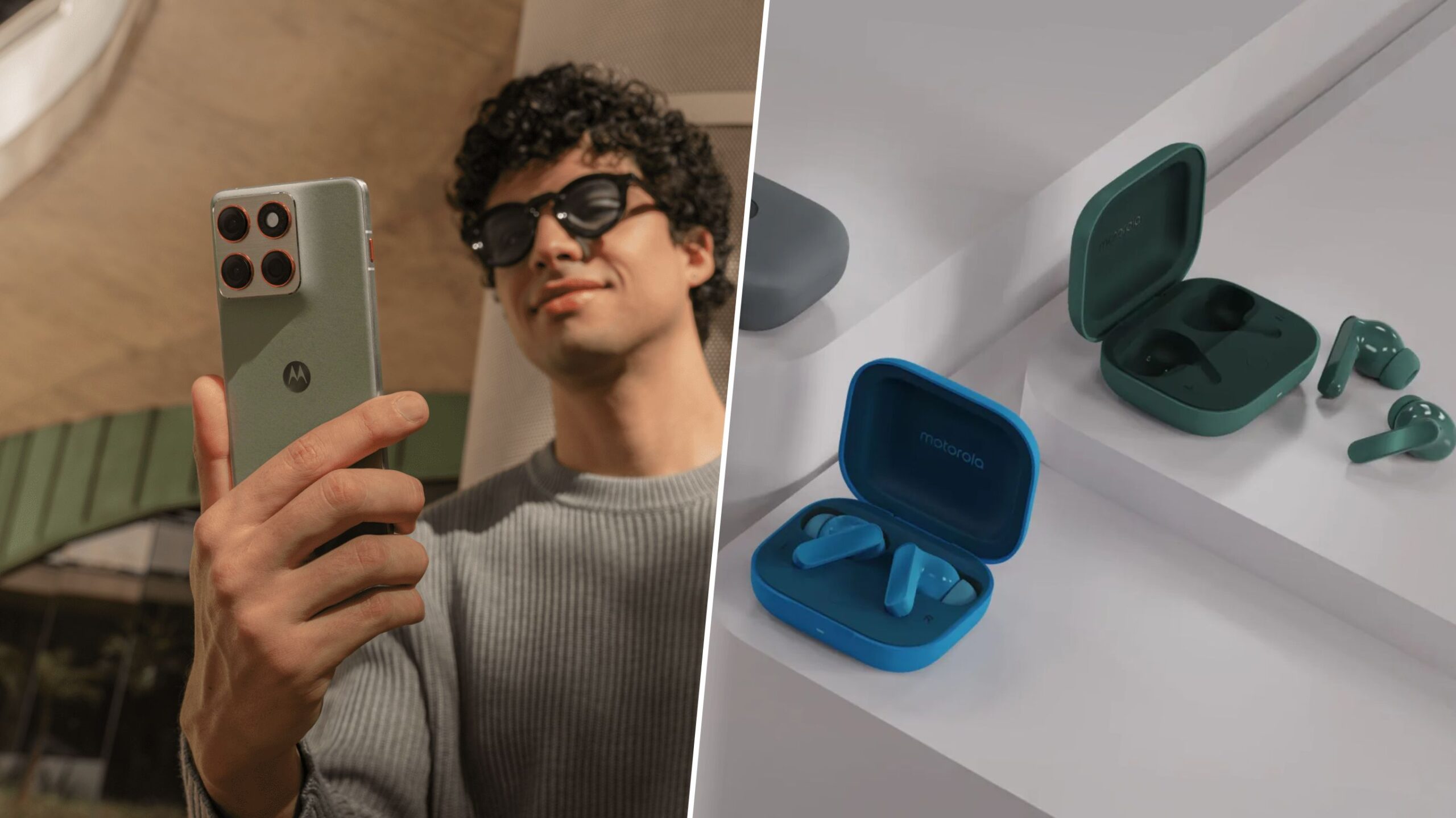 Motorola edge 70 y moto buds bass